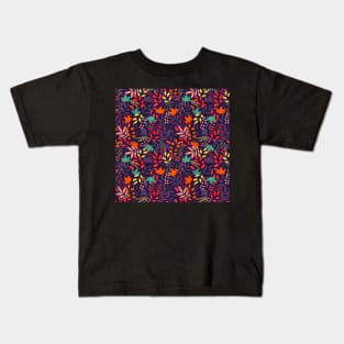 Autumn floral pattern Kids T-Shirt